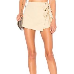 By the way. tan skort